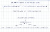 HEMOSTASIA O HEMOSTASIS