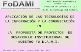 XXVI Reunión Académica y Científica Facultad de Ciencias E  y T U. N. de Santiago del Estero.