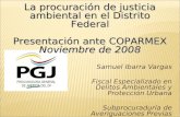 Samuel Ibarra Vargas Fiscal Especializado en Delitos Ambientales y Protección Urbana