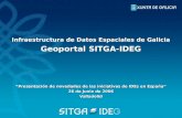 Infraestructura de Datos Espaciales de Galicia Geoportal SITGA-IDEG