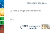 La familia uruguaya en números