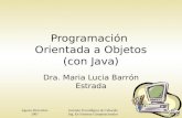 Programaci ³ n  Orientada a Objetos (con Java)