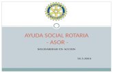 AYUDA SOCIAL ROTARIA  - ASOR -