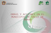 OBRAS Y ACCIONES EN EL MUNICIPIO DE VALLE DE BRAVO
