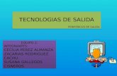 TECNOLOGIAS DE SALIDA PERIFERICOS DE SALIDA