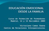EDUCACIÓN EMOCIONAL DESDE LA FAMILIA