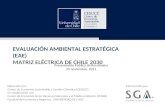 EVALUACIÓN AMBIENTAL ESTRATÉGICA (EAE) MATRIZ ELÉCTRICA DE CHILE 2030