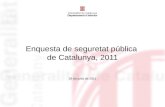 Enquesta de seguretat pública  de Catalunya, 2011