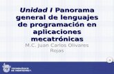 Unidad I  Panorama general de lenguajes de programación en aplicaciones  mecatrónicas