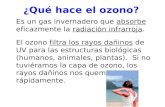 ¿Qué hace el ozono?