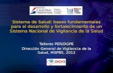 Talleres PER/DGPE Dirección General de Vigilancia de la Salud, MSPBS, 2012