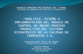 ESCUELA SUPERIOR POLITÉCNICA DEL LITORAL Facultad de Ingeniería en Eléctrica y Computación