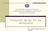 Universidad Católica del Táchira Facultad de Humanidades y Educación Escuela de Educación