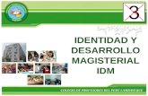 IDENTIDAD Y DESARROLLO MAGISTERIAL IDM