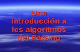 Una introducción a los algoritmos del Parsing