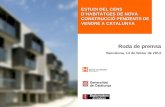 ESTUDI DEL CENS D’HABITATGES DE NOVA CONSTRUCCIÓ PENDENTS DE VENDRE A CATALUNYA