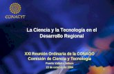 La Ciencia y la Tecnología en el Desarrollo Regional