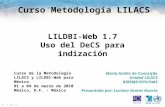 LILDBI-Web 1.7 Uso del DeCS para indización