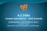 A.C.Falla Comte Salvatierra –  Ciril Amorós