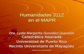Humanidades 3112 en el MAPR