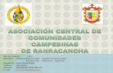 ASOCIACIÓN CENTRAL DE  COMUNIDADES CAMPESINAS  DE RANRACANCHA