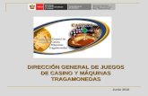 DIRECCIÓN GENERAL DE JUEGOS DE CASINO Y MÁQUINAS TRAGAMONEDAS