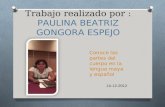 T rabajo realizado por :  PAULINA BEATRIZ GONGORA ESPEJO