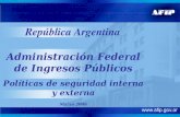 República Argentina Administración Federal de Ingresos Públicos