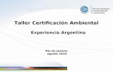 Taller Certificación Ambiental