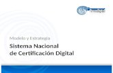 Sistema Nacional de Certificación Digital