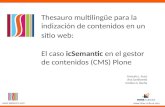 Thesauro multilingüe para la indización de contenidos en un sitio web: