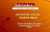 INFORME ANUAL  COSTA RICA