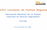Asociación Nacional de la Prensa Comisión de Diarios Regionales Santiago 22 de Noviembre del 2005
