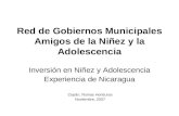 Red de Gobiernos Municipales Amigos de la Niñez y la Adolescencia