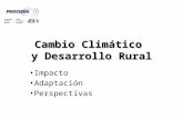 Cambio Climático  y Desarrollo Rural