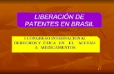 LIBERACIÓN DE PATENTES EN BRASIL