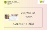 CAMPAÑA  DE  RENTA  Y PATRIMONIO  2006