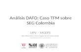 Análisis DAFO: Caso TFM sobre SEG Colombia