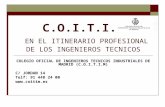 C.O.I.T.I.M EN EL ITINERARIO PROFESIONAL DE LOS INGENIEROS TECNICOS