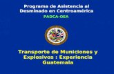 Programa de Asistencia al Desminado en Centroamérica