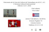 Cine cubano ‘Viva Cuba’ Jueves 4 de febrero, 16:30 hrs. Ernesto Pugibet 73 Colonia Centro