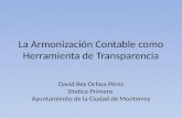 La Armonización Contable como Herramienta de  Transparencia
