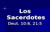 Los Sacerdotes Deut. 10:8, 21:5