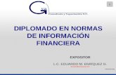 DIPLOMADO EN NORMAS DE INFORMACIÓN FINANCIERA