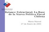 Balance Estructural: La Base de la Nueva Política Fiscal Chilena
