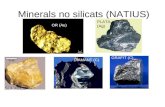 Minerals no silicats ( NATIUS)