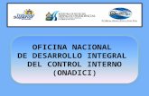OFICINA NACIONAL  DE DESARROLLO INTEGRAL  DEL CONTROL INTERNO (ONADICI)