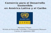 Comercio para el Desarrollo  Sostenible  en América Latina y el Caribe