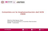 Colombia en la implementación del SCN 2008