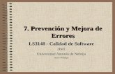 LS3148 - Calidad de Software 3IM1 Universidad Antonio de Nebrija Justo Hidalgo